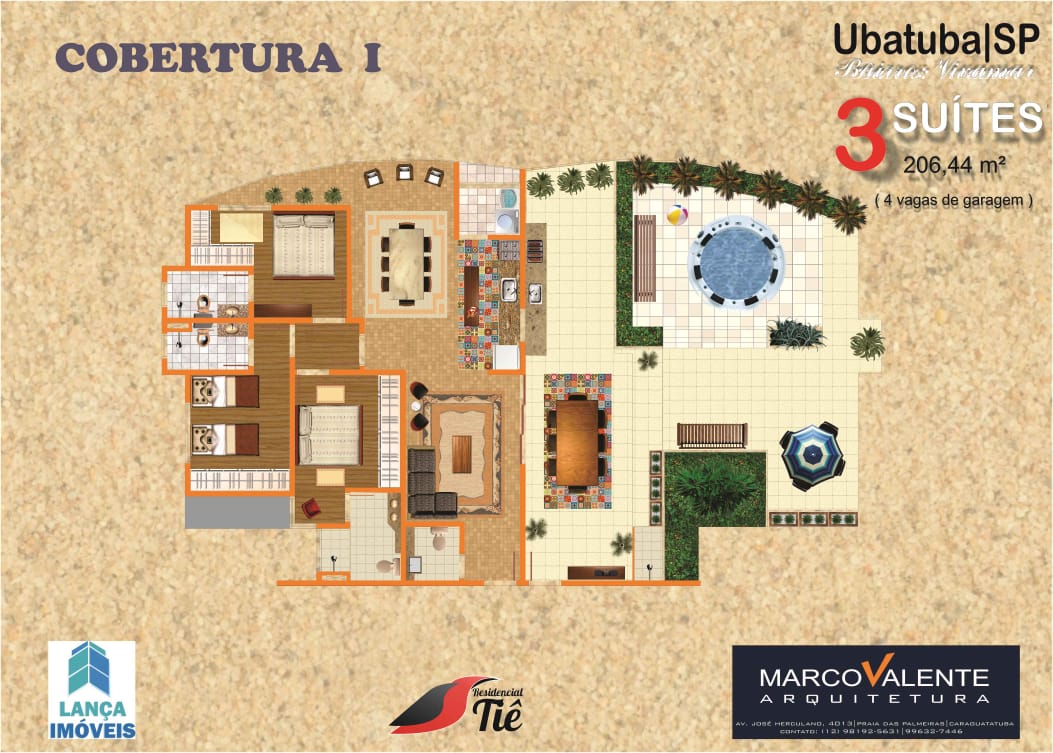 Apto excelente no parque vivamar-